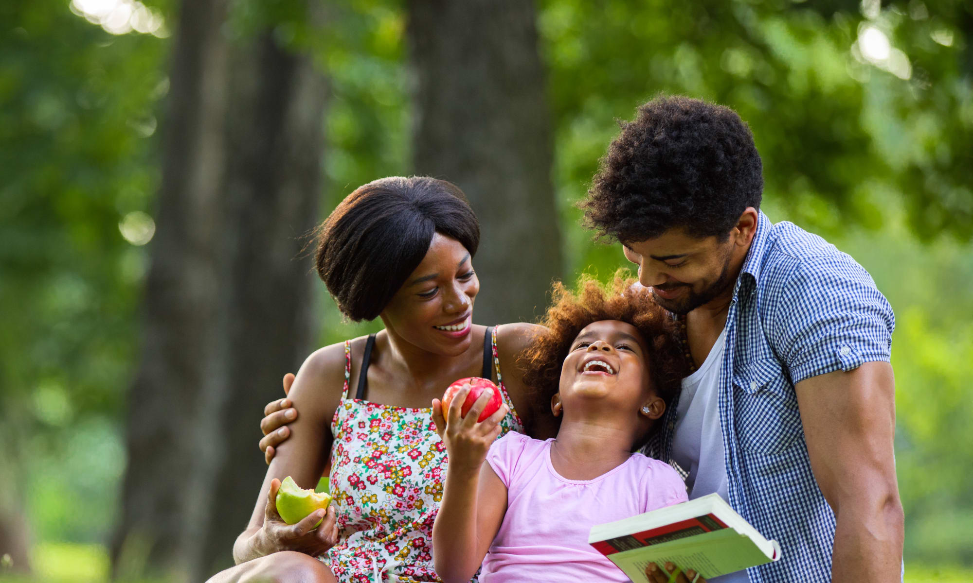 Family at Davis Commons in Brockton, Massachusetts