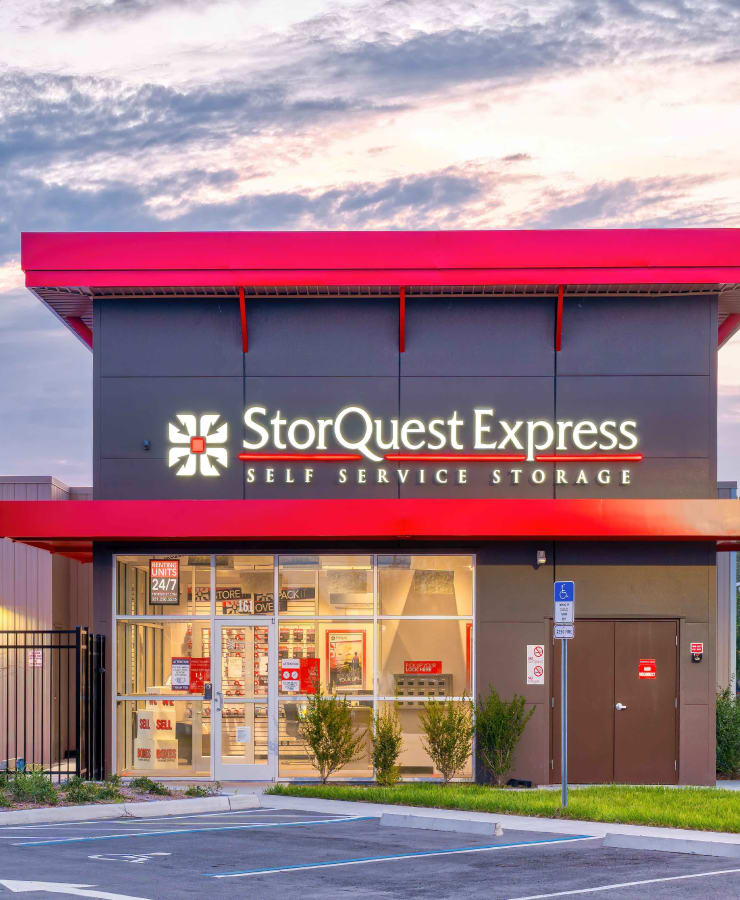 The exterior of StorQuest Express Self Service Storage in Sonora, California