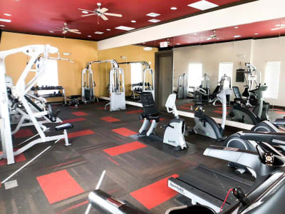 State-of-the-art fitness center at Anatole at City View in Lubbock, Texas