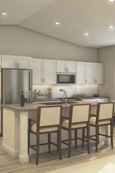 Modern cottage dining room at Quail Park of Lynnwood in Lynnwood, Washington