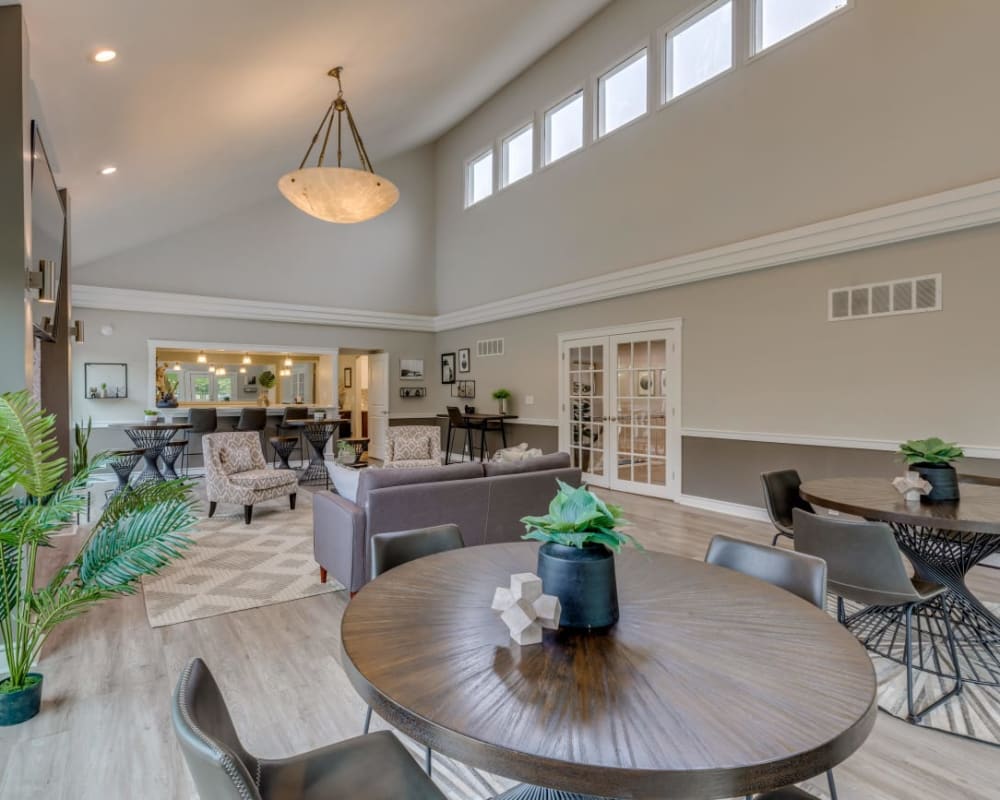 Comfortable clubhouse at Retreat at Farmington Hills in Farmington Hills, Michigan