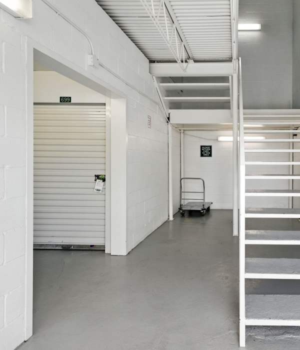Card boxes stacked upon each other near Storage Hub - Broadway in San Antonio, Texas