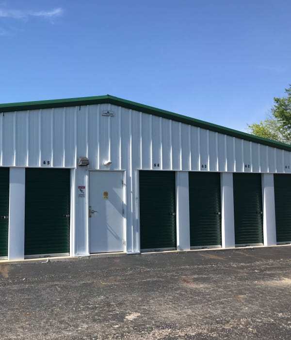Storage units at New Albany Self Storage in New Albany, Ohio