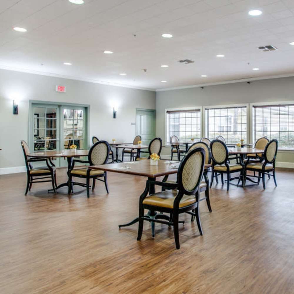 Dining Hall at The Landing at Stone Oak Memory Care in San Antonio, Texas