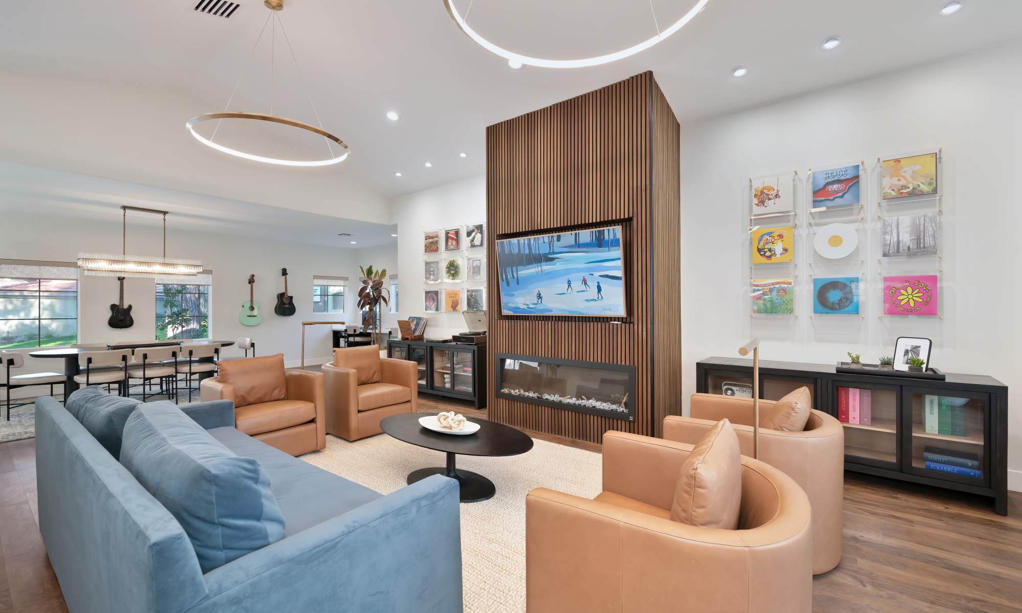 clubhouse lounge at Adagio in Sacramento, California