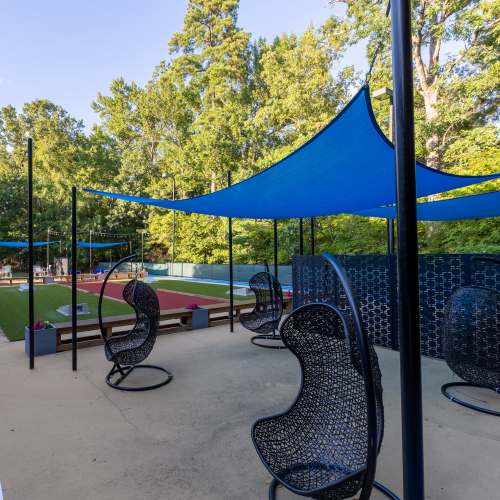 Outdoor lounge area at Avenue at Harbison in Columbia, South Carolina