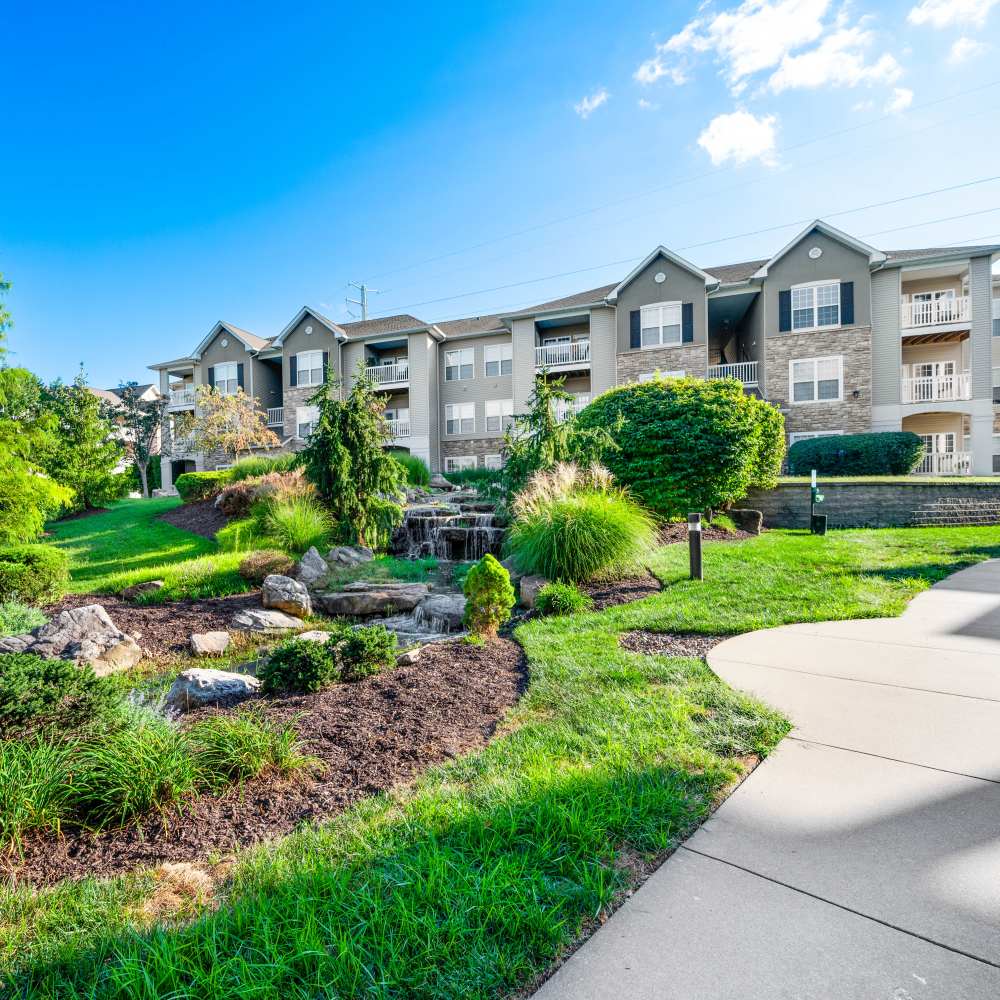Exterior view at The Boulders At Katy Trail in Saint Charles. MO