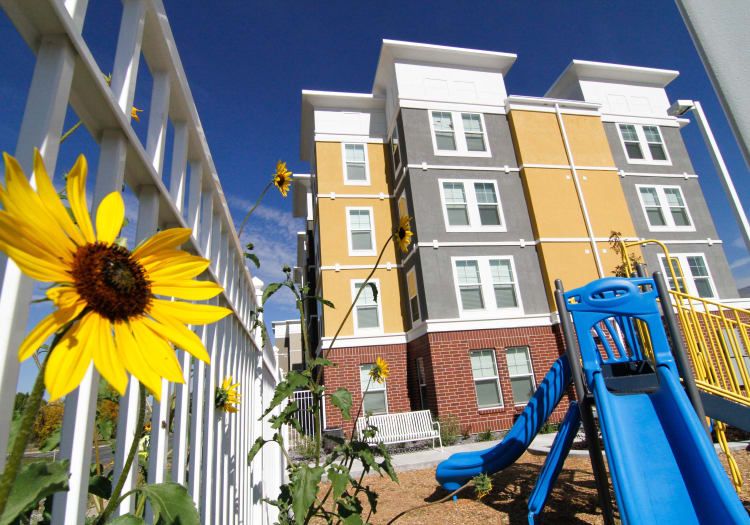 Exterior view of the The Hills at Renaissance community in Woods Cross