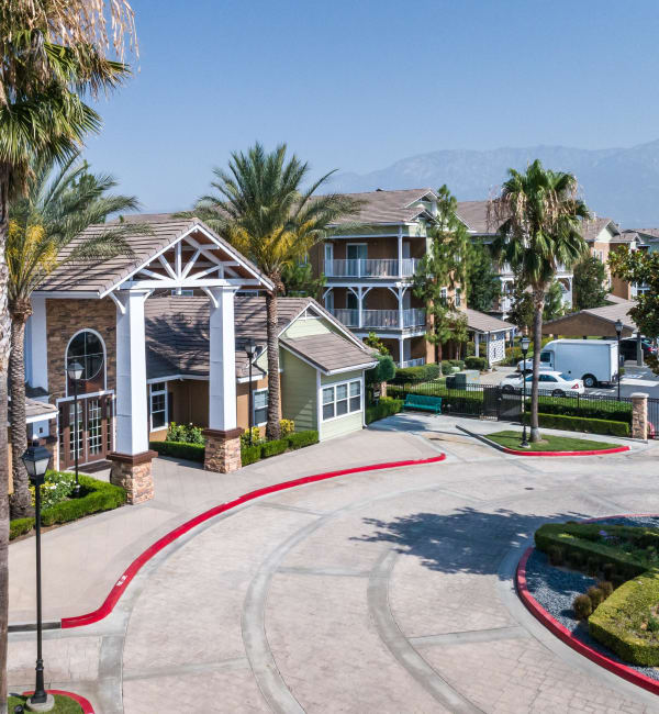 Outside walking in Rancho Cucamonga, California
