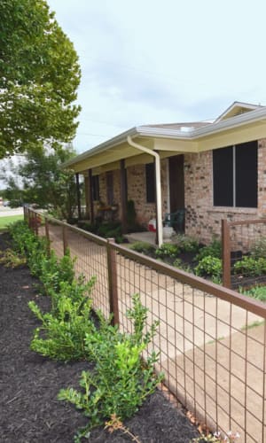 Exterior and landscaping at Buffalo Ridge in Princeton, Texas