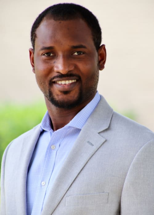 Akinlabi Adewuyi at Bellrock Real Estate Partners in Fort Worth, Texas