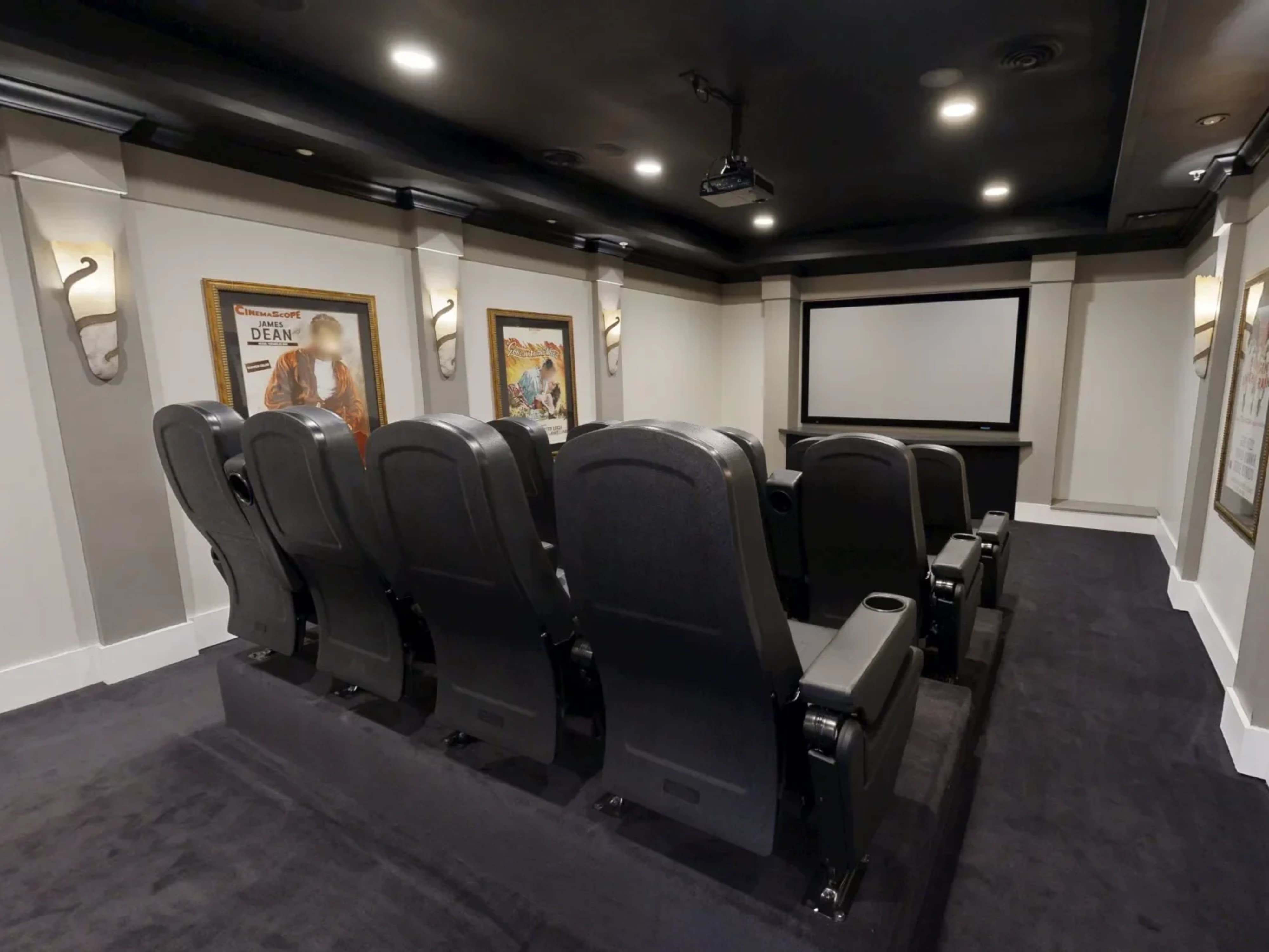 Movie theater room at The Village at Stetson Square in Cincinnati, Ohio