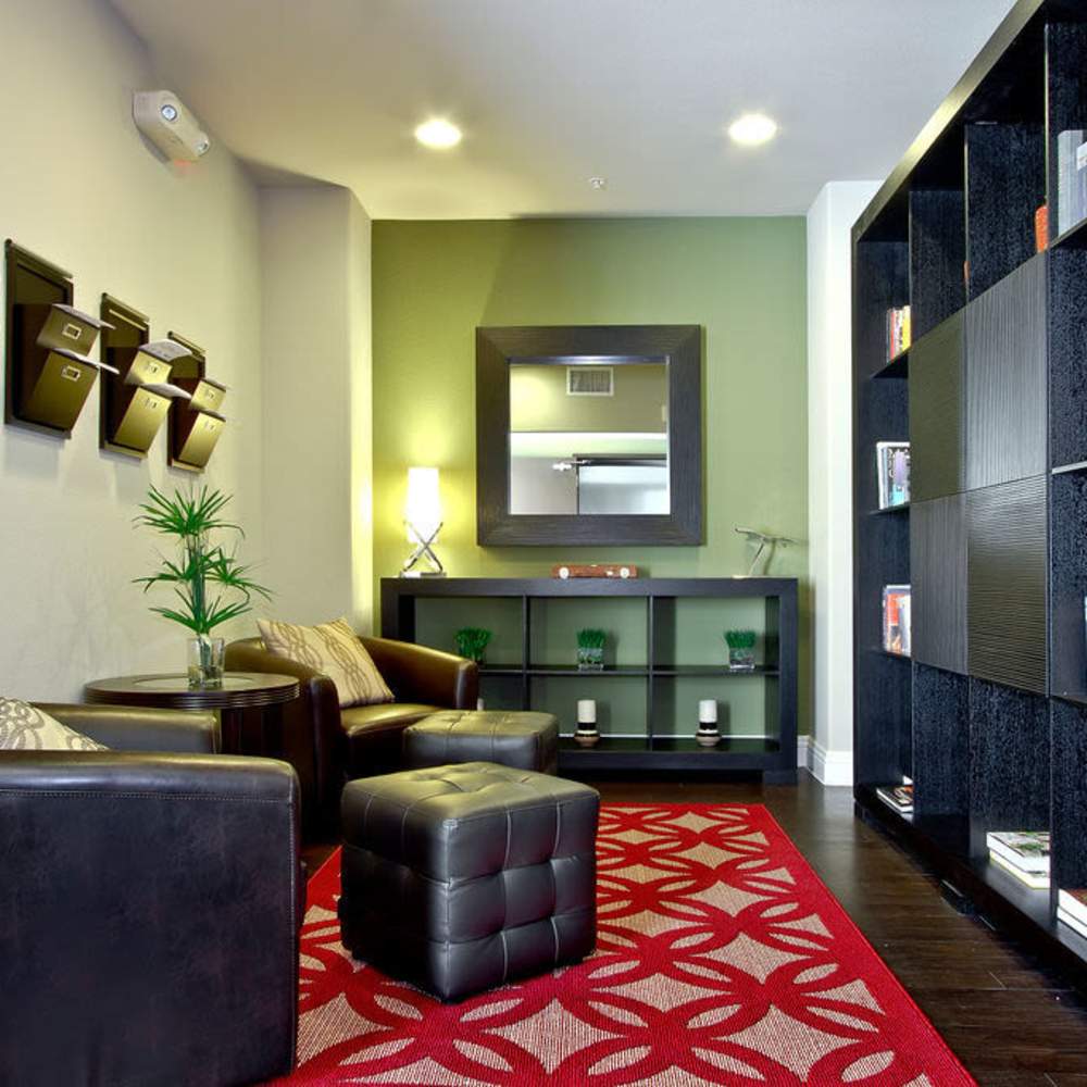 Modern living room at Acapella in Las Vegas, Nevada
