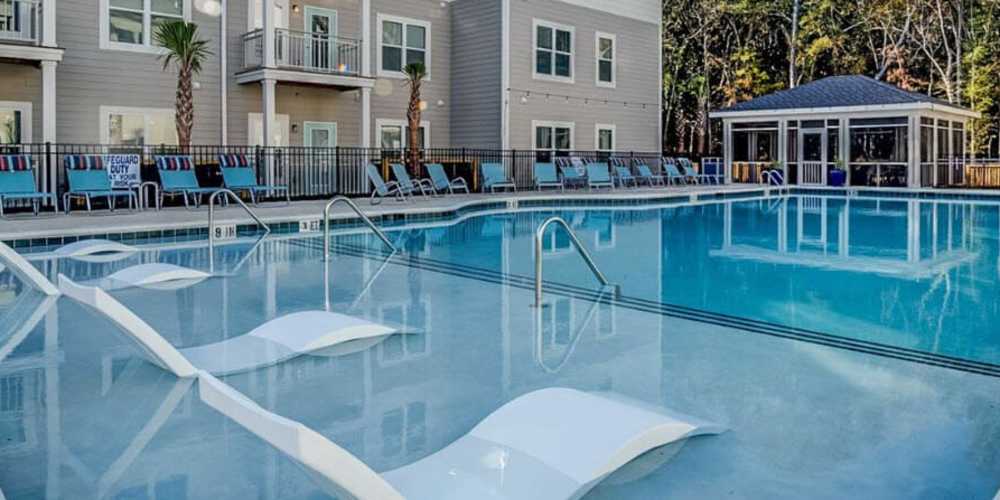 Resort-style pool at 4830 Wescott in Summerville, South Carolina