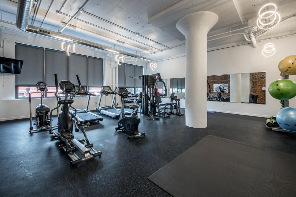 Fitness Center at Brush Factory Lofts in Philadelphia, Pennsylvania