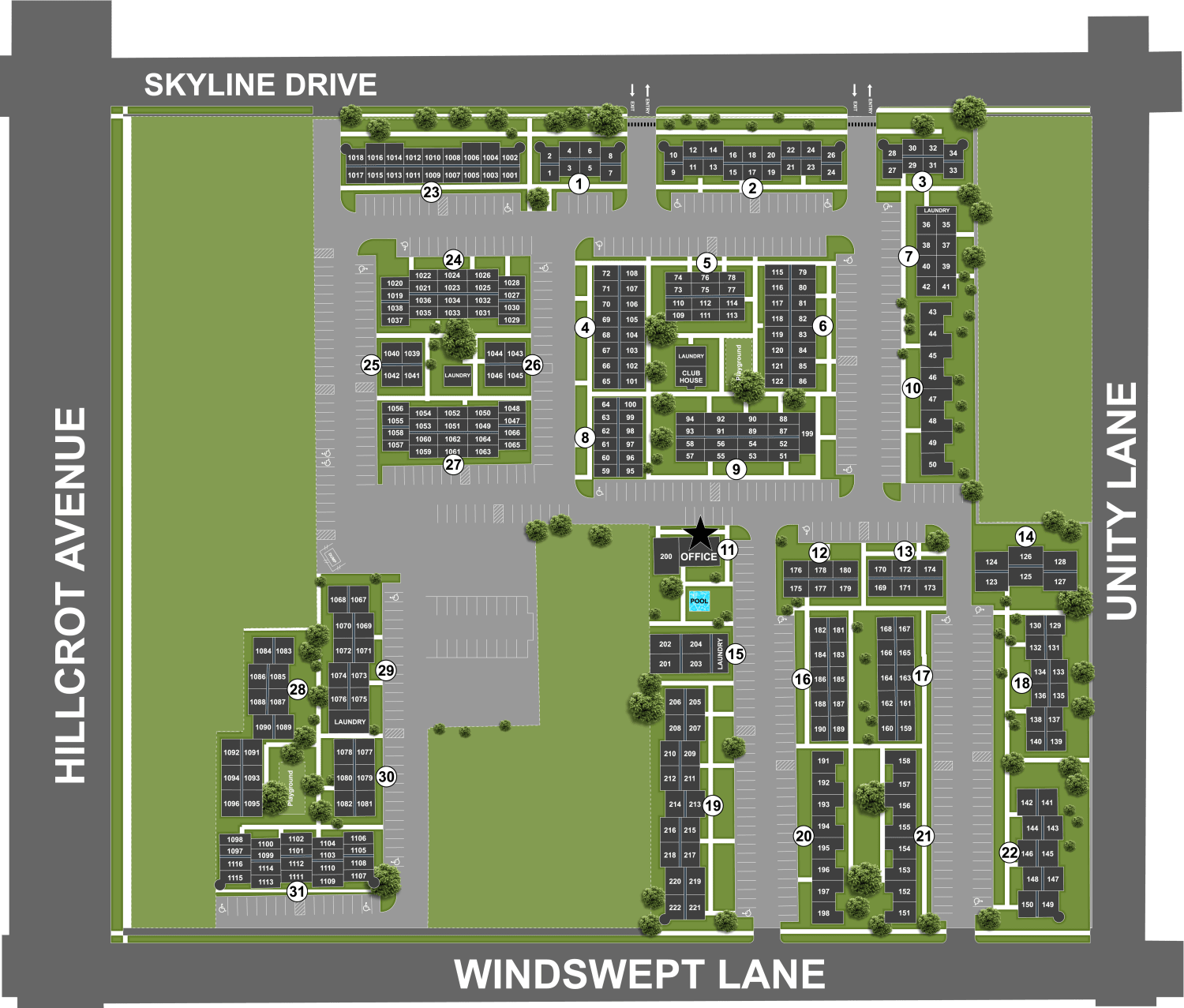SiteMap at Stonehaven At The Galleria in Houston, Texas