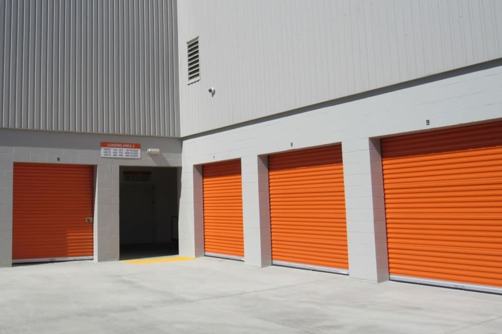 Drive-up storage at A-1 Self Storage in San Jose, California