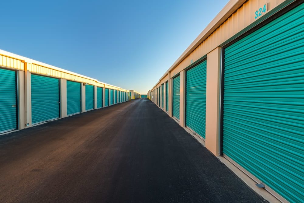 Outdoor units at Ventana Ranch Self Storage in Albuquerque, New Mexico