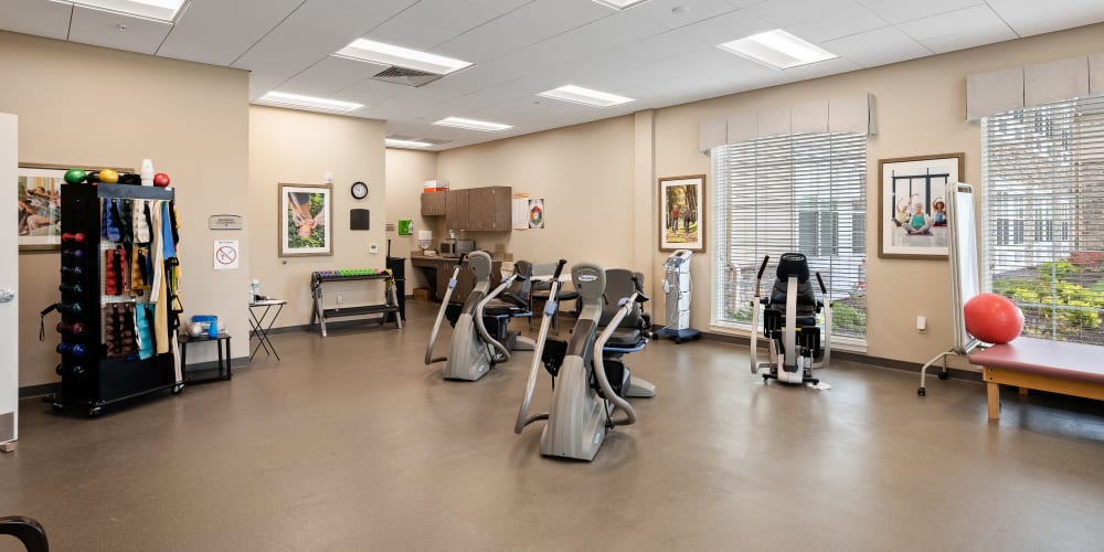 Gym at Anthology of Overland Park in Overland Park, Kansas