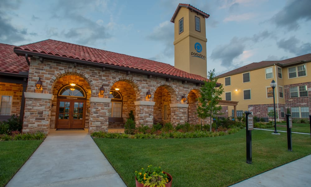 Exterior at Portofino Apartments in Wichita, Kansas