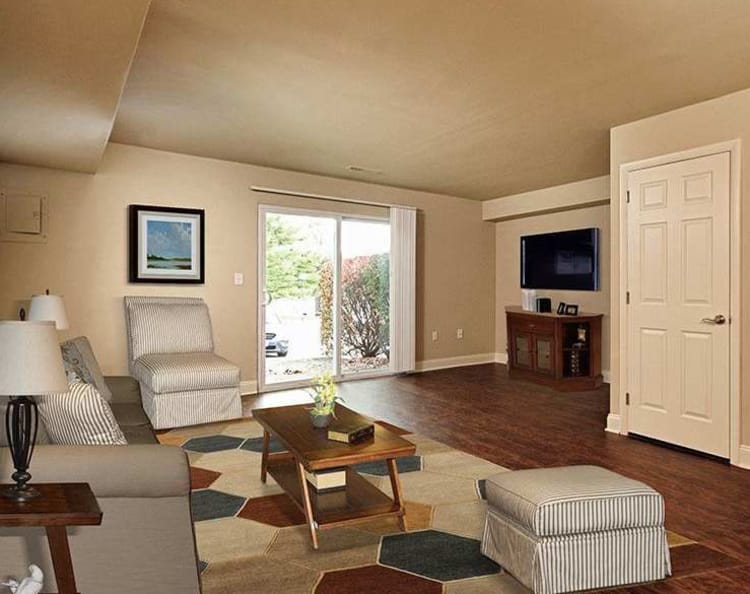 Living room at The Village of Laurel Ridge in Harrisburg, PA