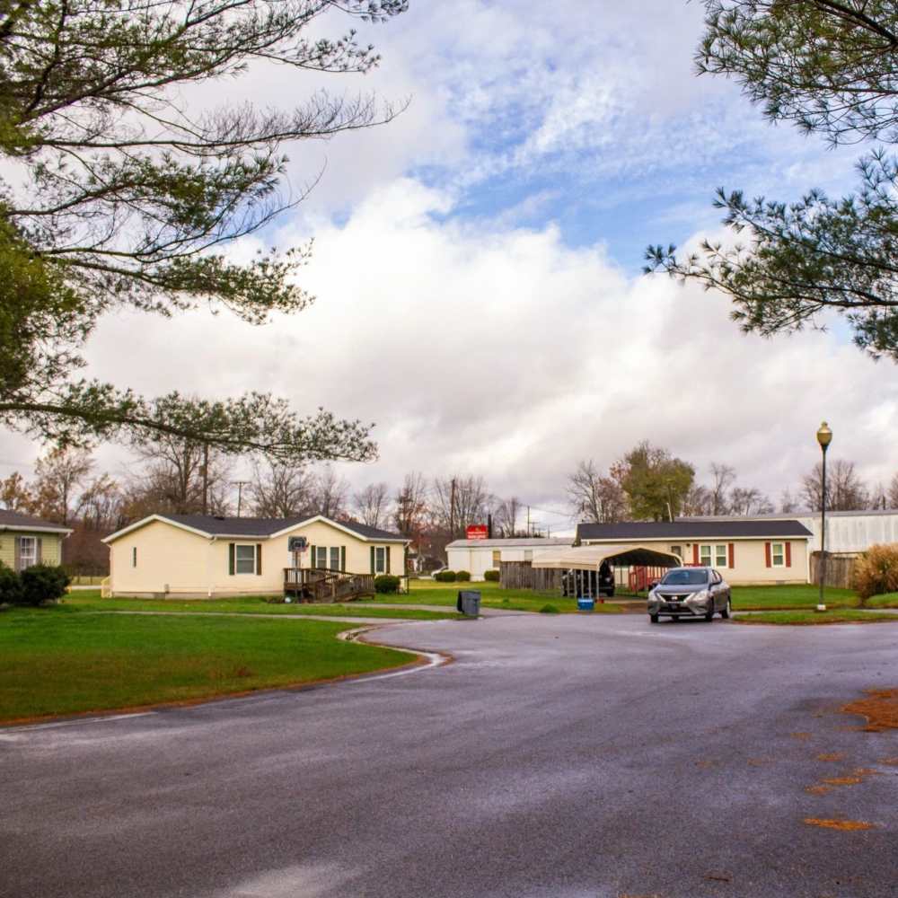 Apartment houses at Fairview Crossing in Scottsburg, Indiana