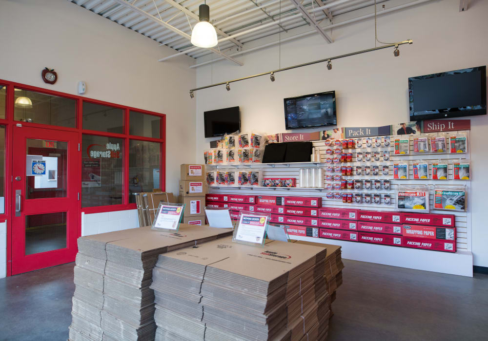 Packing supplies at Apple Self Storage - Waterloo in Waterloo, Ontario