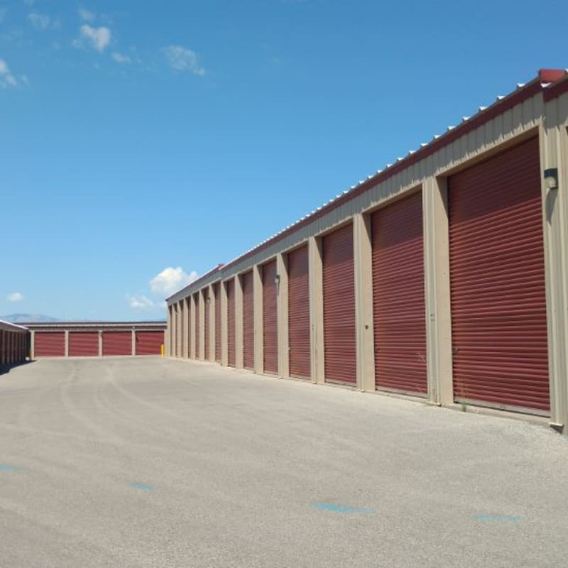 Clean and illuminated units at Towne Storage - Bluffdale in Bluffdale, Utah