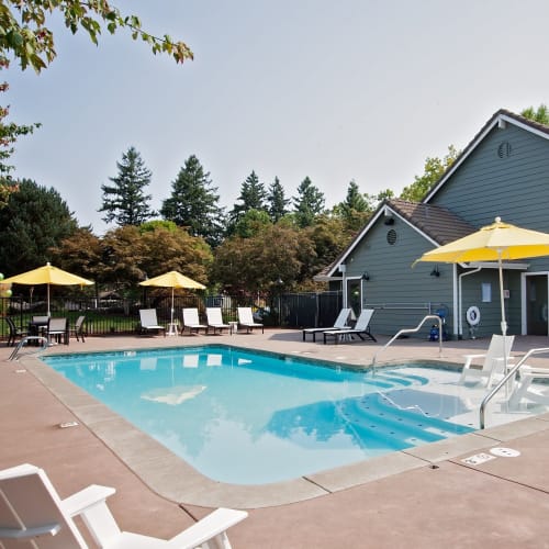 Swimming pool at Boulder Creek in Wilsonville, Oregon