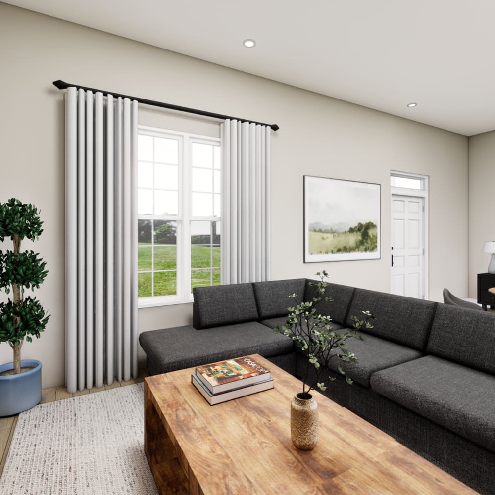 Spacious living room at The Pointe at Loudon in Loudon, Tennessee