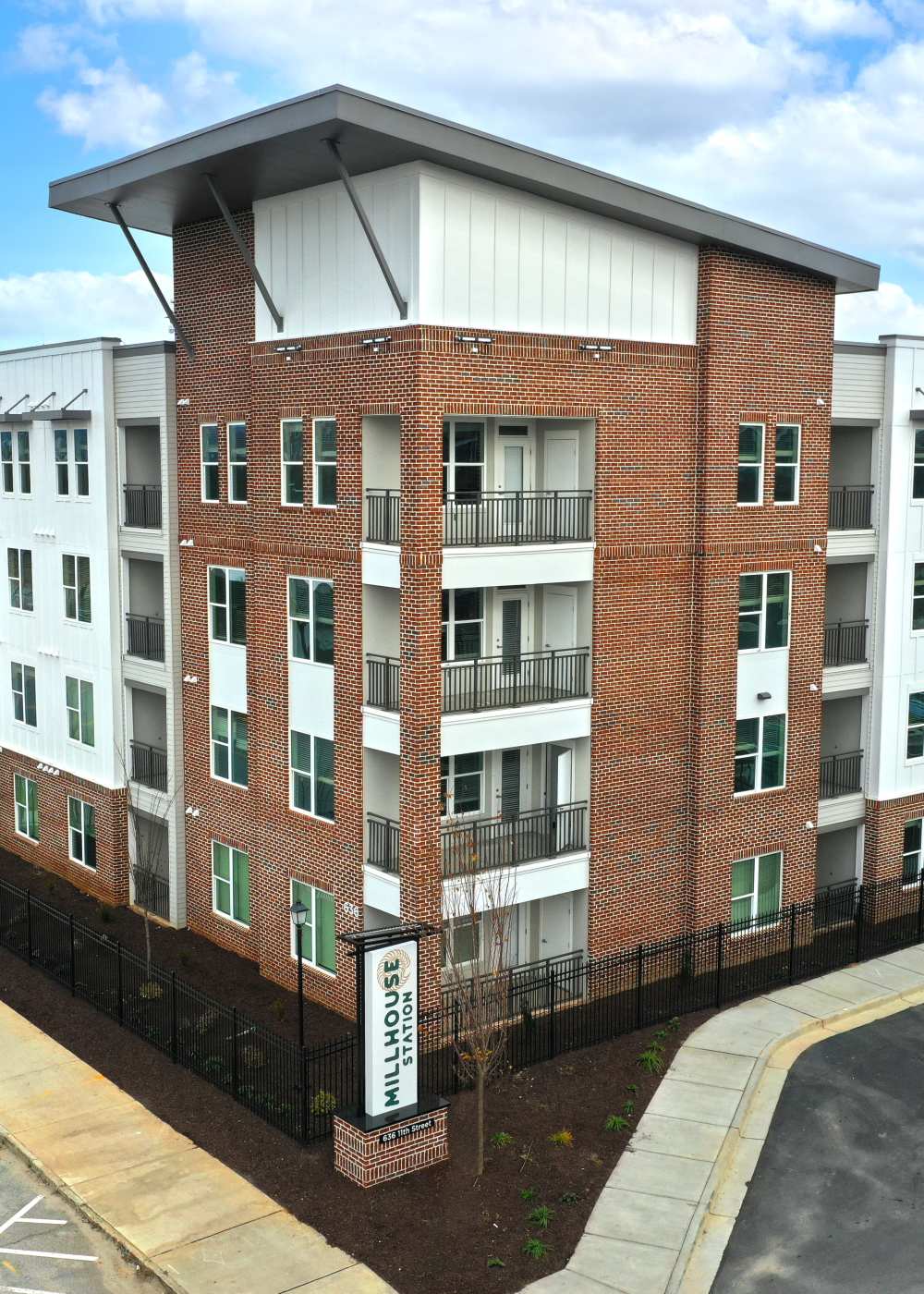 Exterior of Millhouse Station in Augusta, Georgia