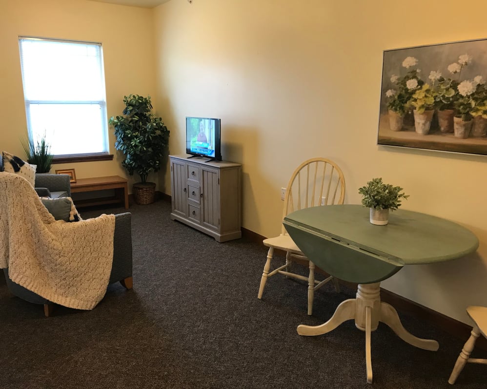 An interior shot of one of Prairie Hills' rooms.