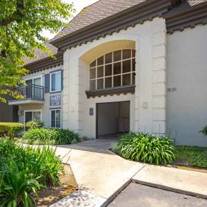 Front entrance at Chatham Village in Tustin, California