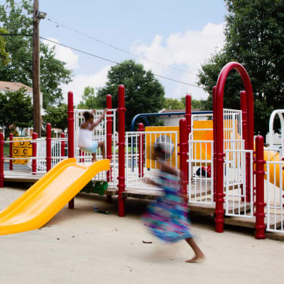 Playground for children at North Severn Village in Annapolis, Maryland