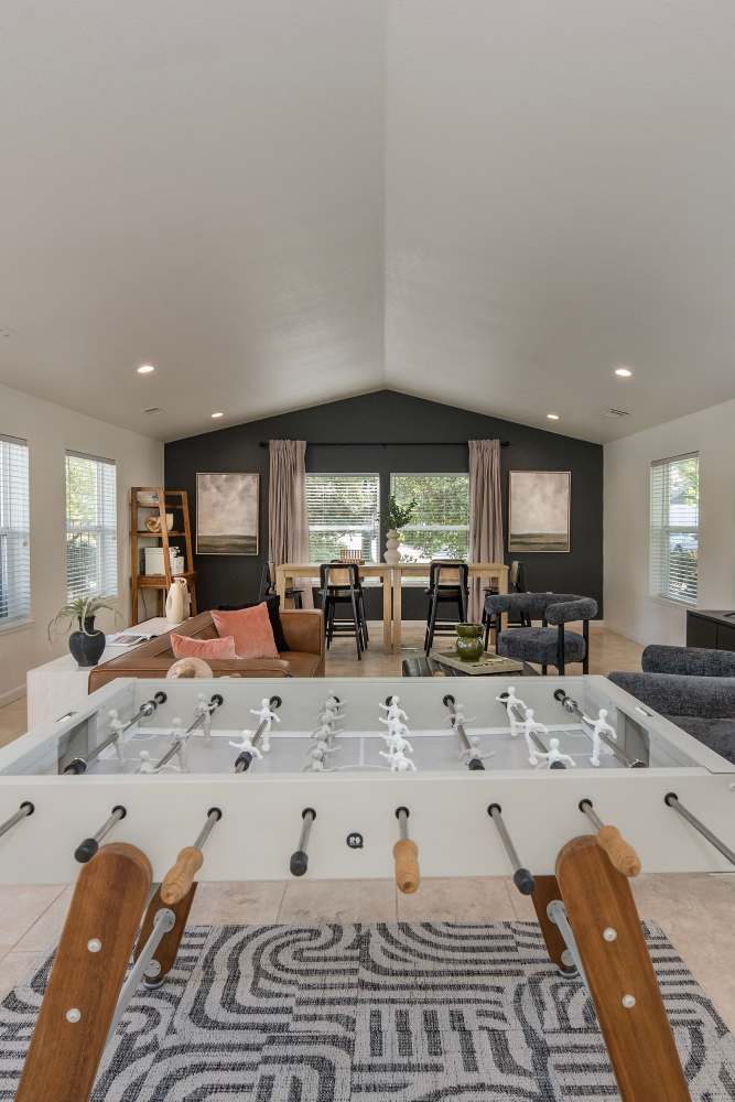 Foosball table at Ava Apartments in Rocklin, California