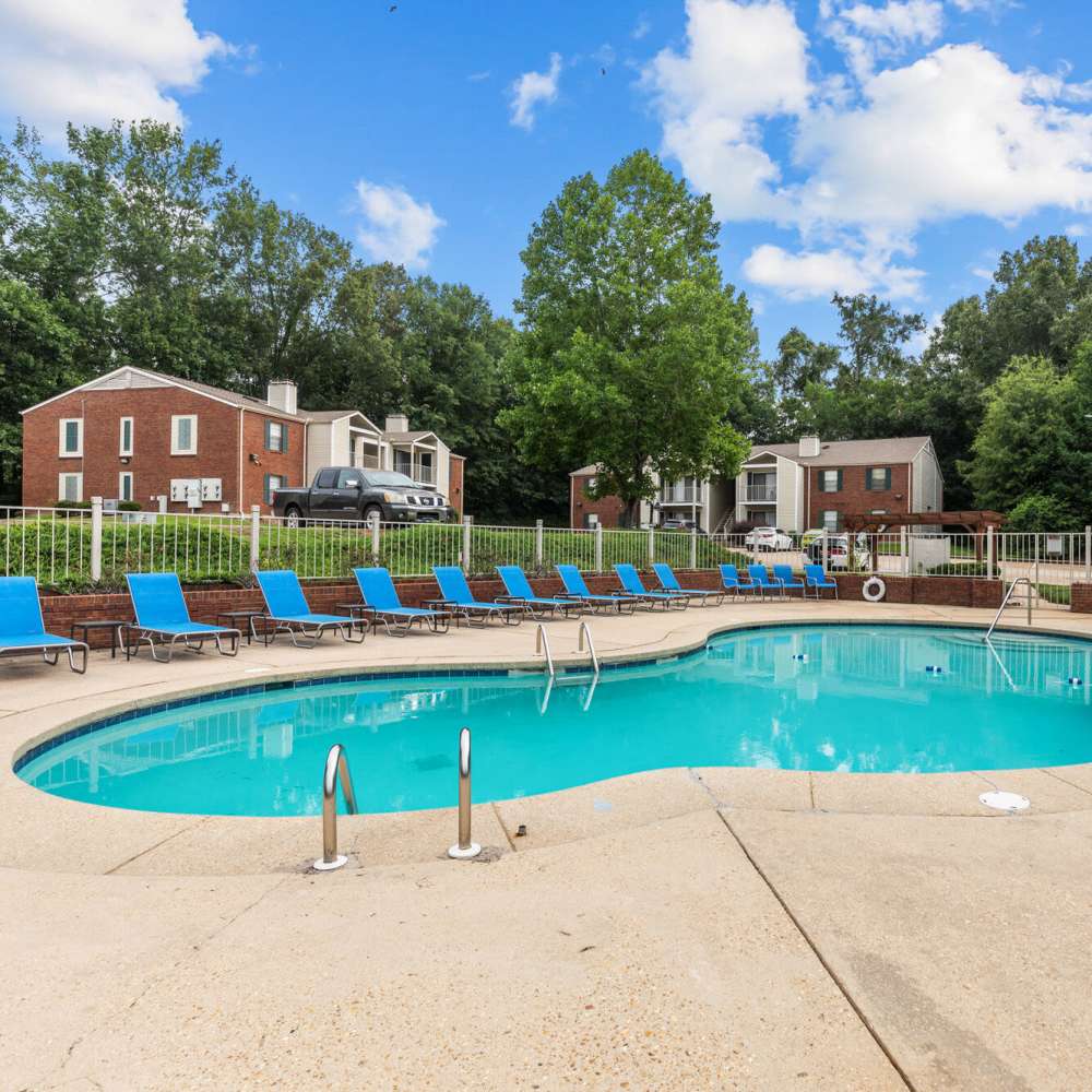 Swimming pool at Cannongate Apartments in Vicksburg, Mississippi