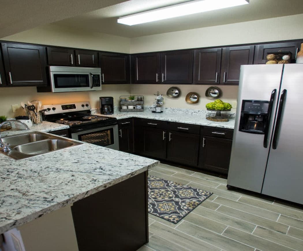 Kitchen at Watercress Apartments in Maize, Kansas