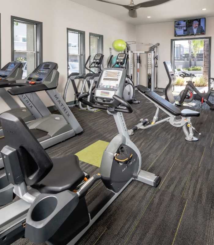 FItness studio at Madrid Apartments in Mission Viejo, California