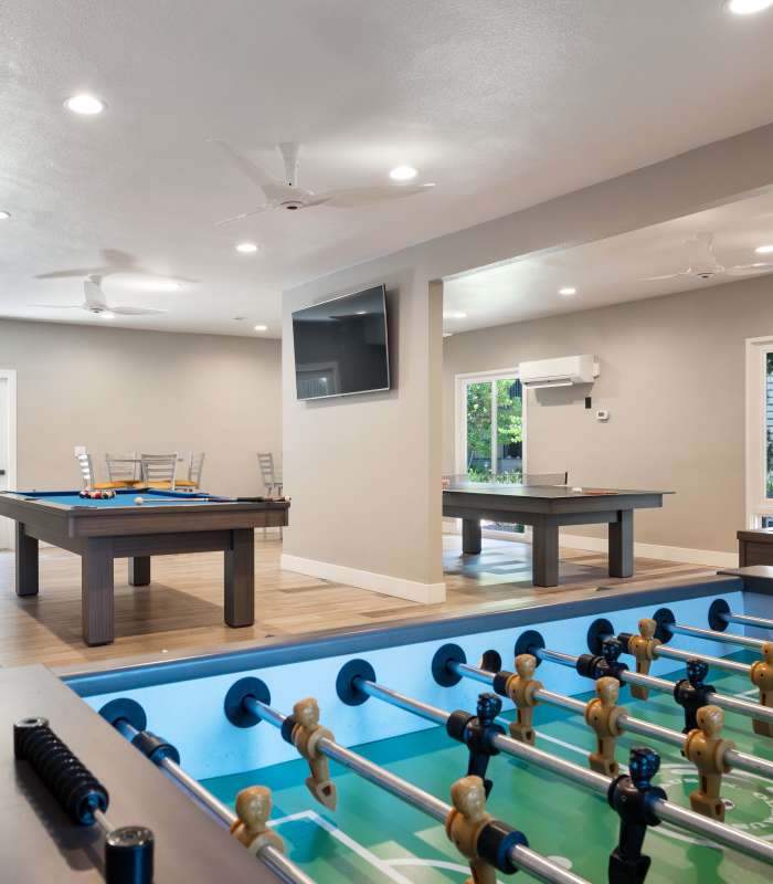 Foosball at Harbor Cove Apartments in Foster City, California