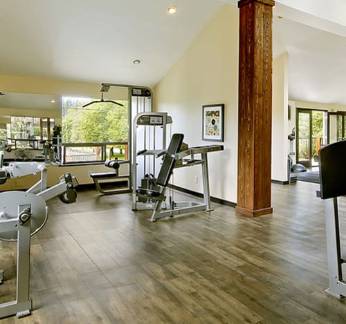 The Mill at Mill Creek Apartments offers a wonderful seasonal pool.
