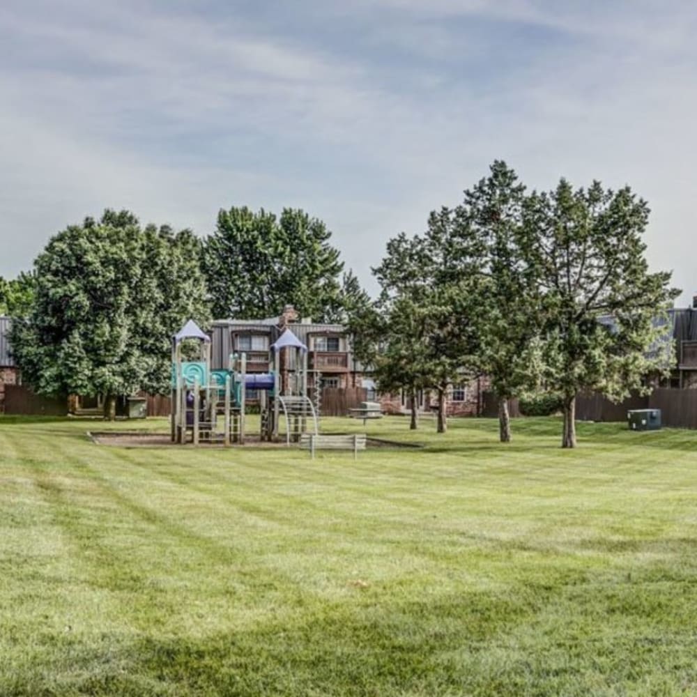 Children's playground at London House Apartments in Lenexa, Kansas