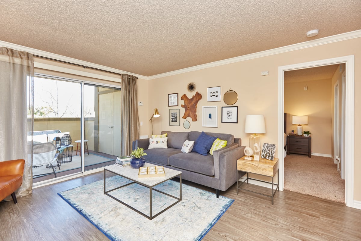 Wood-style flooring at Reserve at Chino Hills in Chino Hills, California