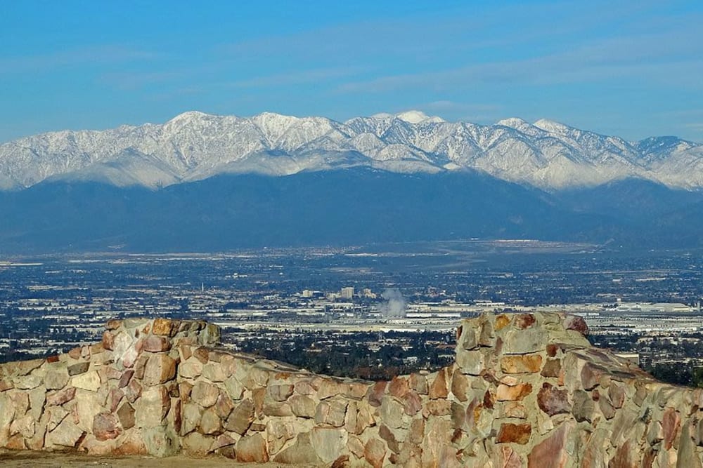 Mountain views near Merrill Gardens at West Covina in West Covina, California