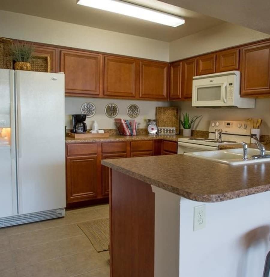 Kitchen at Villas At Preston Lakes in Owasso, Oklahoma