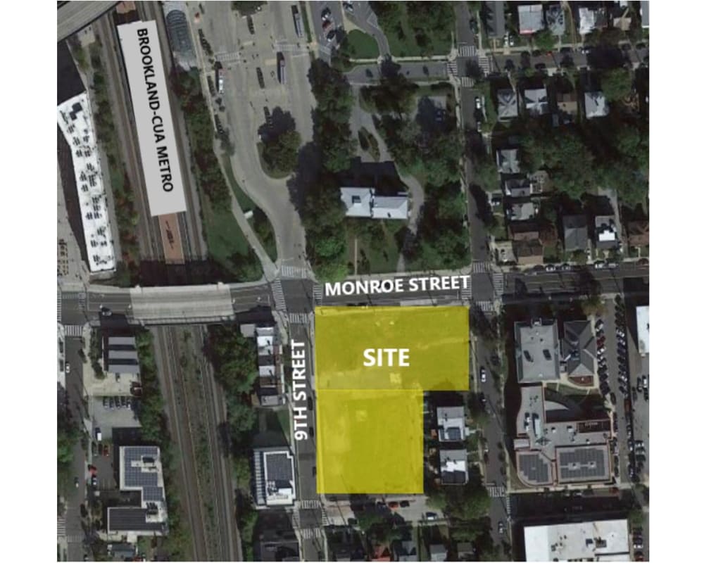 Site location for new development at Horning in Washington, District of Columbia