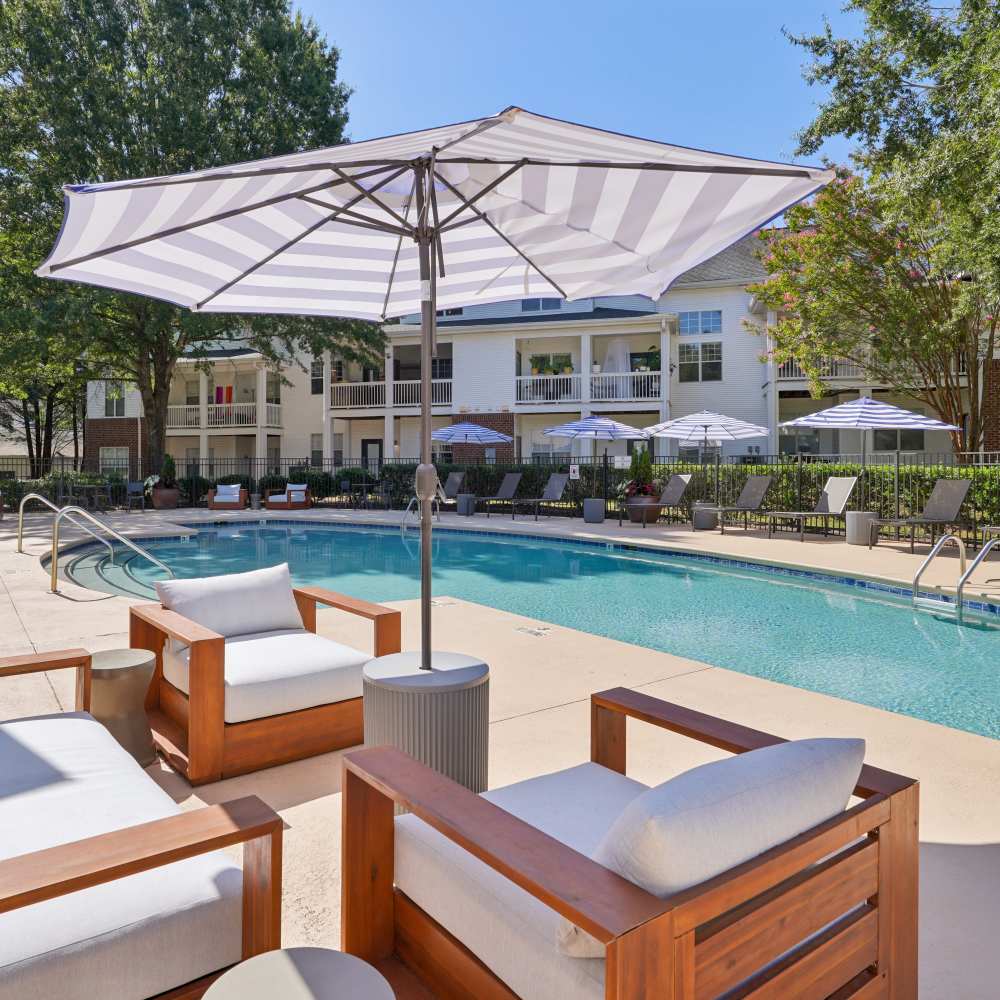 Resort-style pool at Camellia in Raleigh, North Carolina