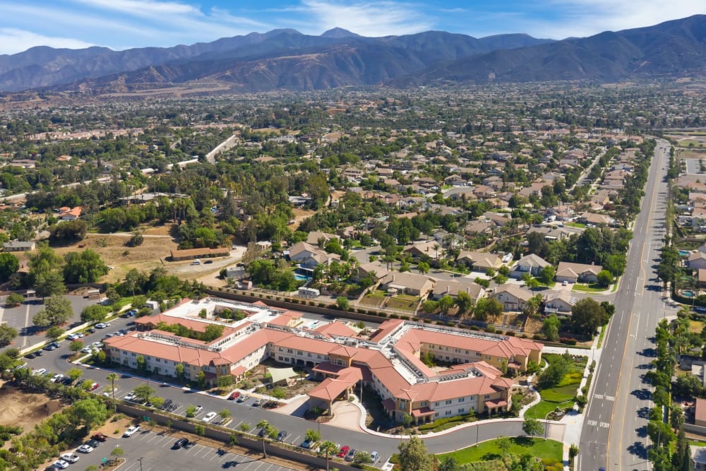 Exterior at Estancia Del Sol in Corona, California 