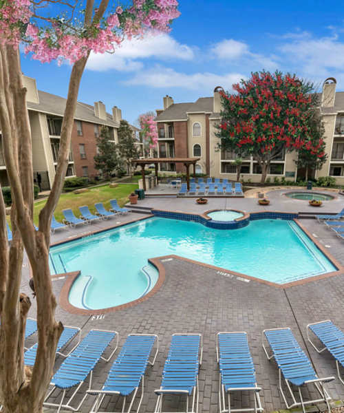 Swimming pool at Rivercrest in Waco, Texas