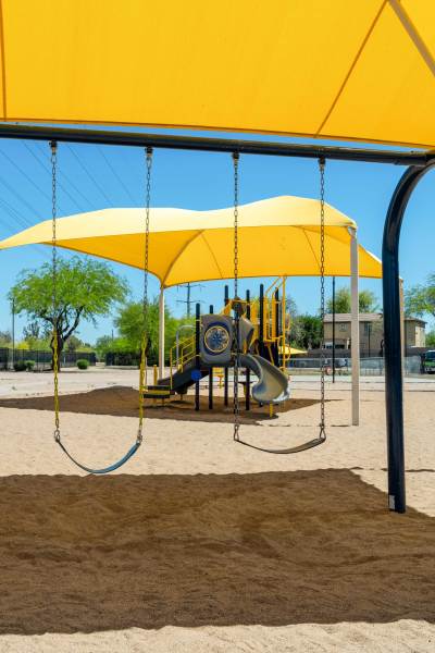 Playground equipment at Sterling Point in Phoenix, Arizona