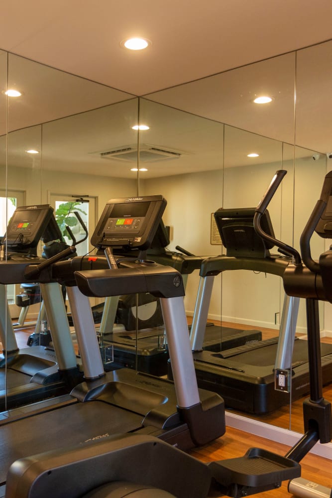 fitness center at Volterra at La Mesa in La Mesa, California